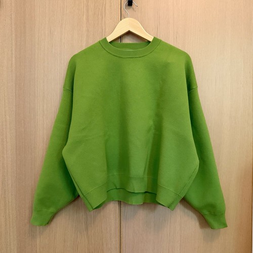 Zara green relaxed knit - zara,