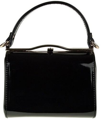 Ladies vintage patent box - ladies,