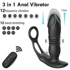 Thrusting Vibrating Anal Plug
