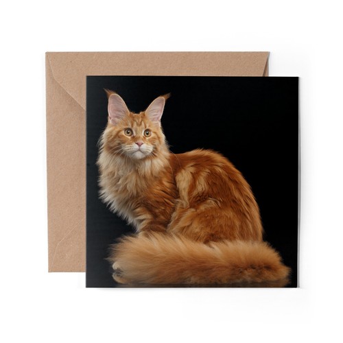 Greeting card red ginger - -,