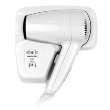 Wall Mounted or Drawer Hair Dryer 1200W + Shaver | Hotel Gym Changing Rooms SPA