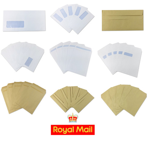 Paper envelopes plain with - paper,