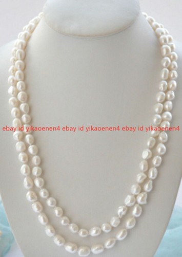 Natural 9mm white freshwater - natural,