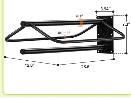 Black metal wall mounted - black,