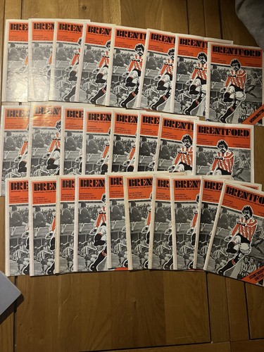 Brentford home programmes - brentford,