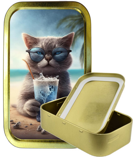 Beach cat 1oz gold tobacco - cat,
