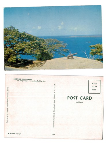 Postcard fort king - -, george