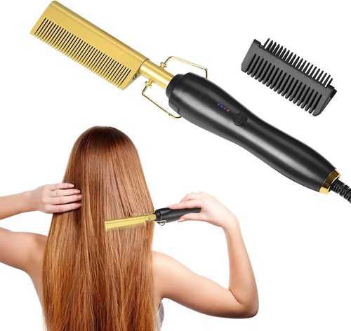 Electric hot comb hair - electric,