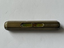 Antique Pocket Brass Hexagonal Spirit Level.