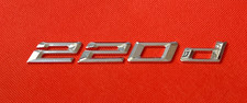 MERCEDES 220D  CAR BADGE / EMBLEM  - WILL REQUIRE ADHESIVE