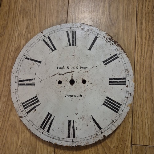 Antique dial clock - clock, 12"