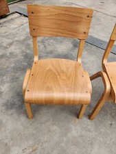 Mid Century Bentwood Style Stackable Chairs
