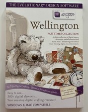 Docrafts disc Wellington bear Past Times collection CD Rom. Digital designer DVD