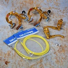 Dia-Compe MX1000 Gold Brake Set Old School BMX Skyway Burner GT Haro Mongoose