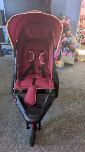 Homcom burgundy wheel - burgundy, 3-wheel