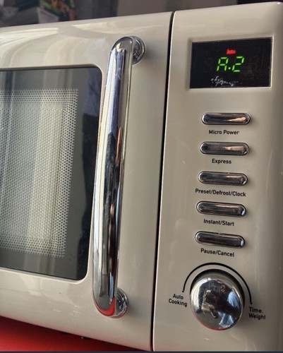 Haden retro cream microwave - cream,
