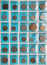 Selection of 30 mixed foreign coins