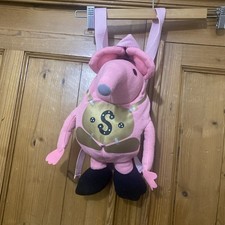 The Clangers Backpack 2000 Vintage Classic Rucksack Bag Plush