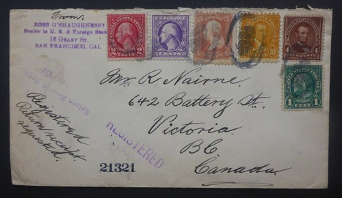 Usa 1938 registered - usa,