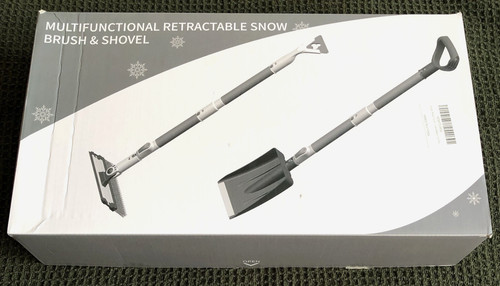 Snow shovel brush ice - brush, w/ice