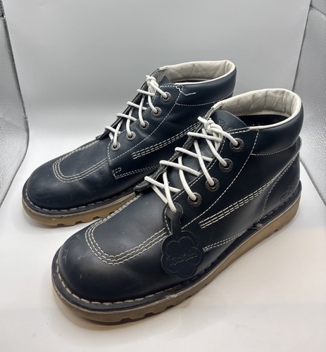 Kickers kick boots blue - hi,