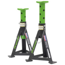 Sealey Premier Axle Stands (Pair) 3 Tonne Capacity per Stand - Green AS3G