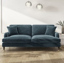 Velvet sofa three seater - sofa,