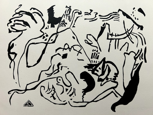 Original woodcut klange - original, "