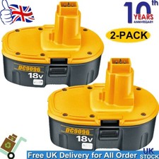 2Pack DE9098 Battery For