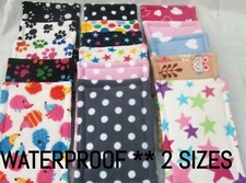 ** 2 SIZES **WATERPROOF** WEE PAD,GUINEA PIG BED,FLEECE CAGE LINER LAP PEE PAD