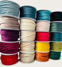 Flanged velvet piping cord - piping, 7mm
