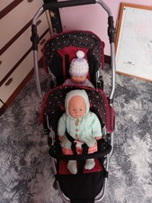 Twin Buggy With Baby Dols