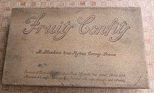 Fruits Confits Wooden Vintage Package Box, Storage, for jewellery curios