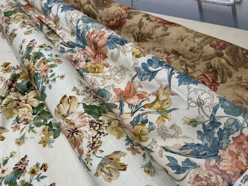 Printed curtain material - , by