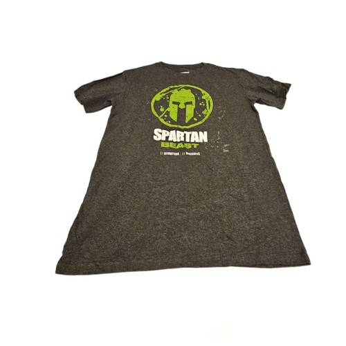 Mens grey spartan tshirt size - mens,
