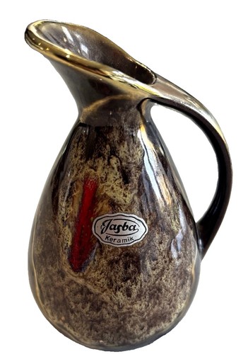 Vintage jasba keramik pitcher - vintage,