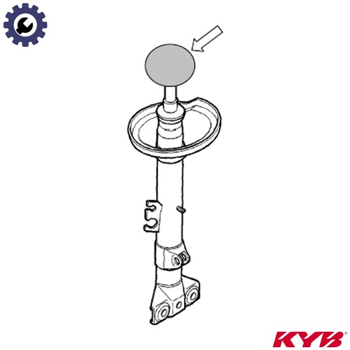 Shock absorber 243037 - for, vw