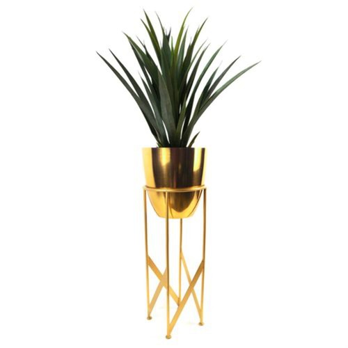 90cm gold planter with - planter,