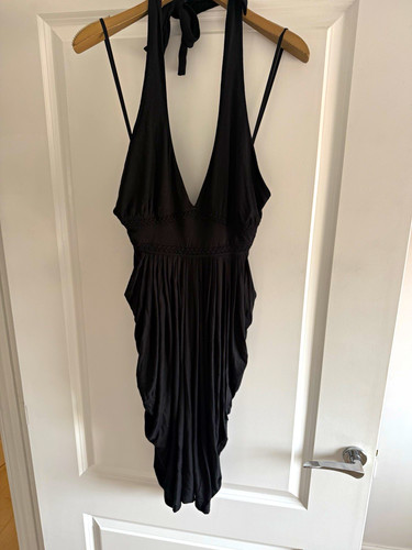 Ted baker black jersey - black, halter