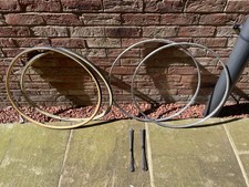 FIAMME 2 x Wheel Rims 40H/32H + Spokes + Campagnolo Spokes + Vittoria Tubs Pair