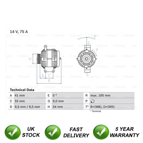 Alternator sjr fits - fits, combo