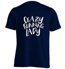 Crazy running lady, t-shirt