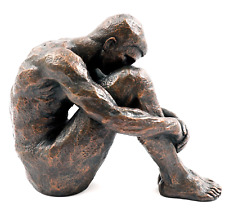 Sitting Man Bronze Style