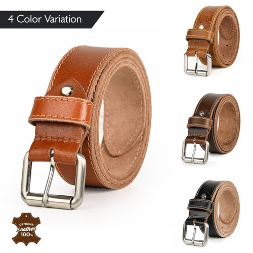 Mens real leather belts - real,