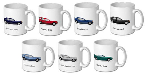 Mug mercedes w124 - mug,