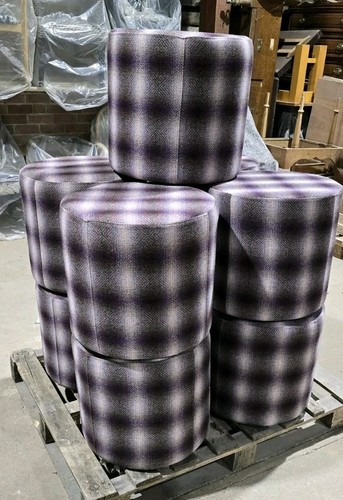 Set cyclinder footstools - set,