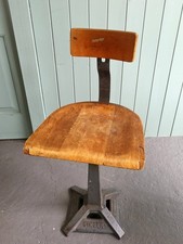 Singer Sewing Machine  machinist industrial chair 1930s Cast Iron