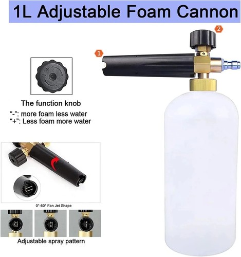 Quick release snow foam - quick, snow-foam