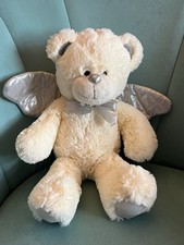 CUDDLES COLLECTION Angel Fairy Teddy Bear Soft Plush Toy Cream Wings 13”