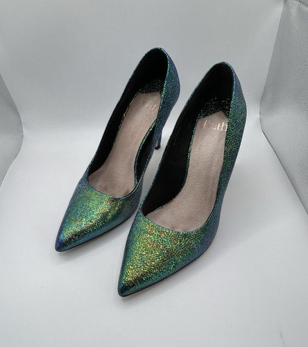 Faith women green - green, glitter